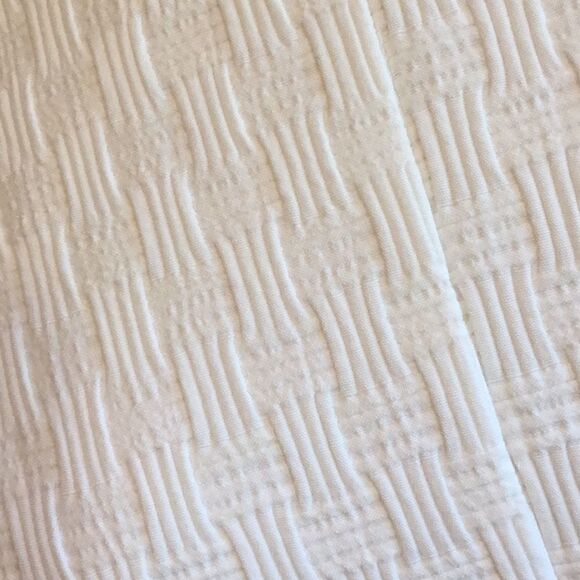 Off white dress in size 4 in basket weave design by WORTHINGTON - Picture 7 of 12